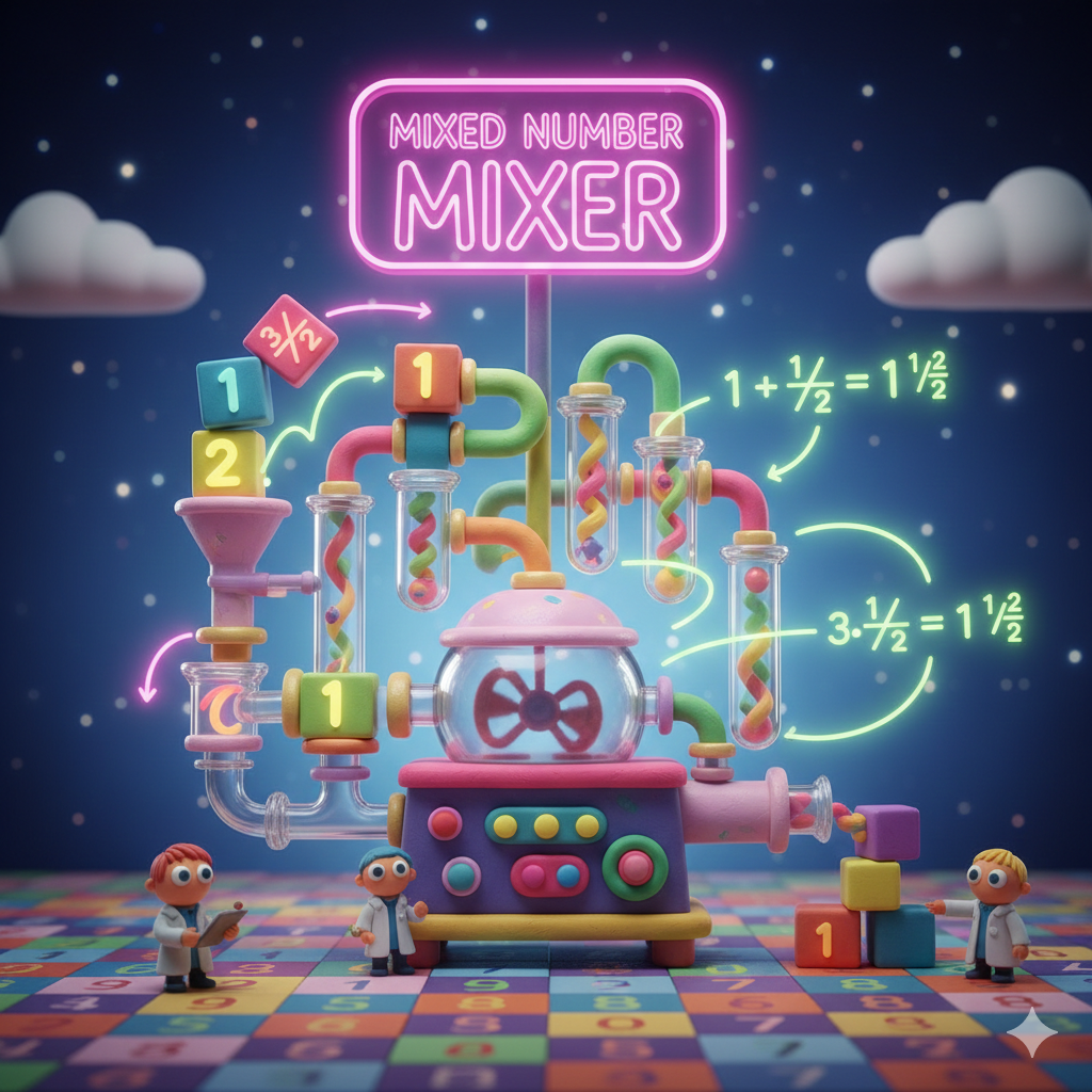 Mixed Number Mixer