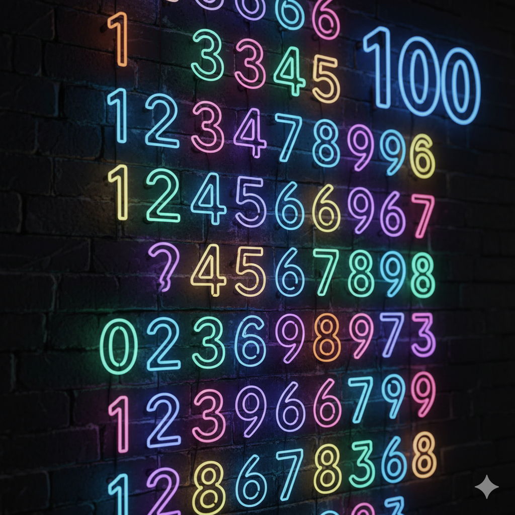 Neon Numbers